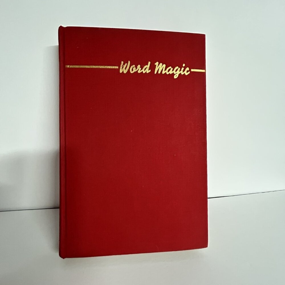 Word Magic Book  HC 1939 by Elmer Wheeler First edition Answers to 100 Self Help